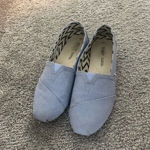 TOMS Sky Blue Casual Slip-Ons